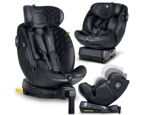 Автокрісло Nukido Aero Line ISOFIX 0-36 кг, чорне Автокрісло Nukido Aero Line ISOFIX 0-36 кг, чорне