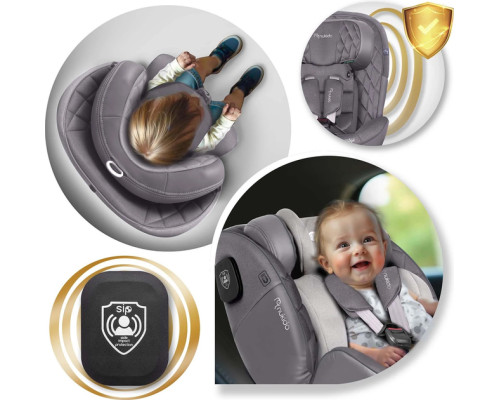 Автокрісло Nukido Prestige Line ISOFIX 0-36 кг, сіре Автокрісло Nukido Prestige Line ISOFIX 0-36 кг, сіре
