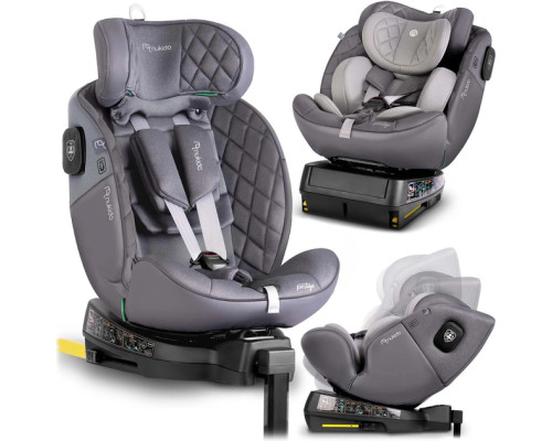 Автокрісло Nukido Prestige Line ISOFIX 0-36 кг, сіре Автокрісло Nukido Prestige Line ISOFIX 0-36 кг, сіре