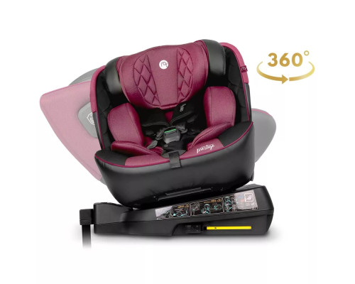 Автокрісло Nukido Prestige Line ISOFIX 0-36 кг, чорно-рожеве Автокрісло Nukido Prestige Line ISOFIX 0-36 кг, чорно-рожеве