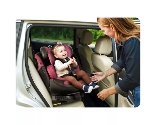 Автокрісло Nukido Prestige Line ISOFIX 0-36 кг, чорно-рожеве Автокрісло Nukido Prestige Line ISOFIX 0-36 кг, чорно-рожеве