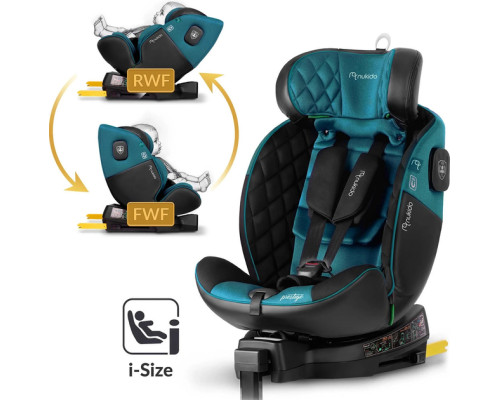 Автокрісло Nukido Prestige Line ISOFIX 0-36 кг, чорно-синє Автокрісло Nukido Prestige Line ISOFIX 0-36 кг, чорно-синє
