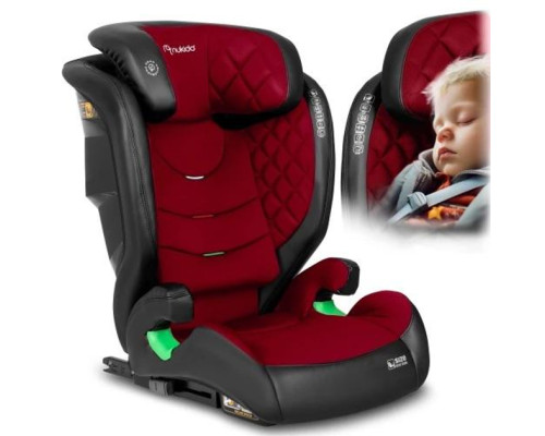 Автокрісло Nukido Louis ISOFIX 15-36 кг, чорно-червоне