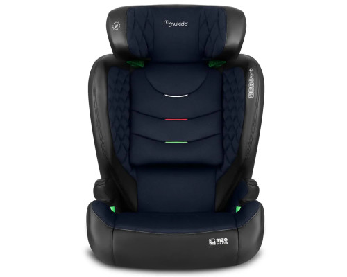 Автокрісло Nukido Louis ISOFIX 15-36 кг, чорно-синє
