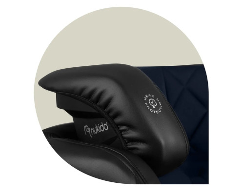 Автокрісло Nukido Louis ISOFIX 15-36 кг, чорно-синє