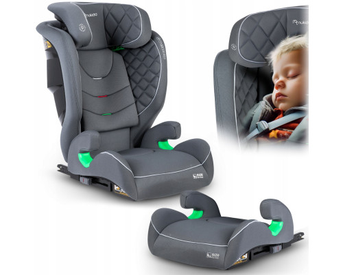 Автокрісло Nukido Louis ISOFIX 15-36 кг, сіре