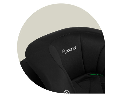 Автокрісло Nukido Louis Soft ISOFIX 15-36 кг, чорне