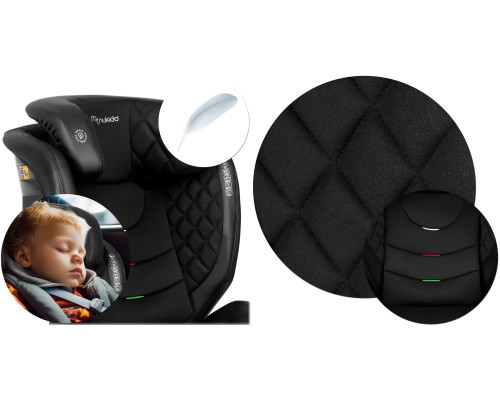 Автокрісло Nukido Louis Soft ISOFIX 15-36 кг, чорне
