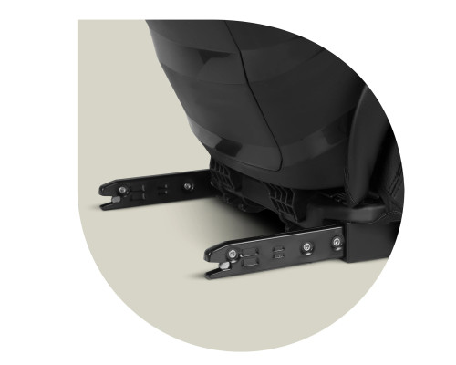 Автокрісло Nukido Louis ISOFIX 15-36 кг, чорно-сіре