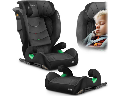 Автокрісло Nukido Louis ISOFIX 15-36 кг, чорно-сіре