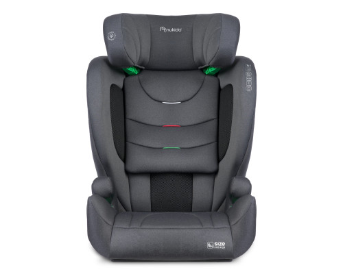Автокрісло Nukido Louis Soft ISOFIX 15-36 кг, сіре