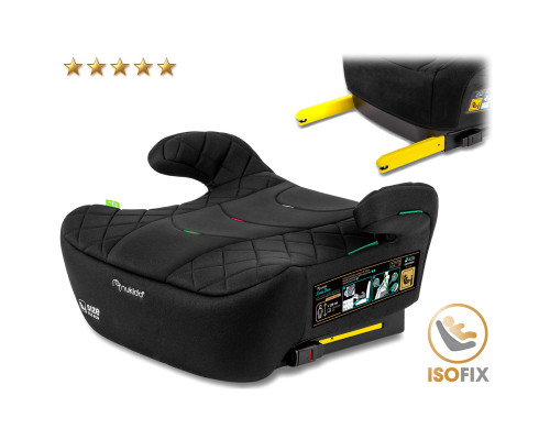 Бустер Nukido Louis ISOFIX 710200 125-150 см, чорний