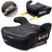 Бустер Nukido Louis ISOFIX 710201 125-150 см, чорно-сірий