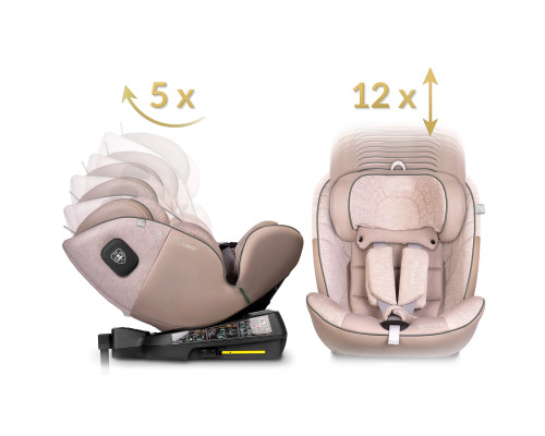Автокрісло Nukido Aero Line ISOFIX 0-36 кг, бежеве