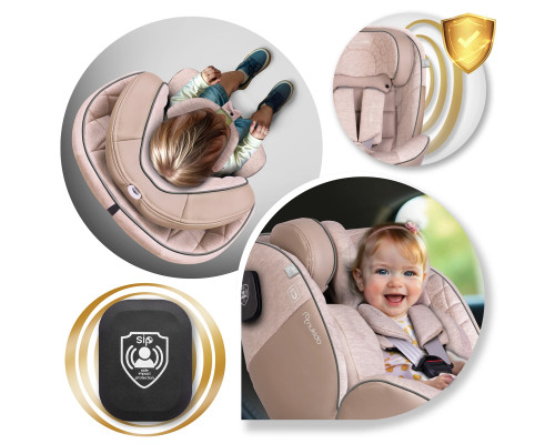 Автокрісло Nukido Aero Line ISOFIX 0-36 кг, бежеве