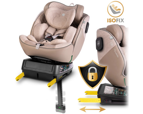 Автокрісло Nukido Aero Line ISOFIX 0-36 кг, бежеве