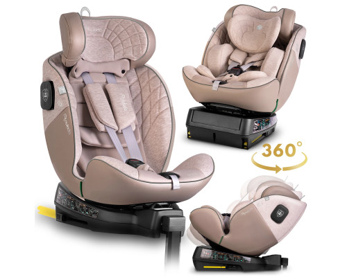 Автокрісло Nukido Aero Line ISOFIX 0-36 кг, бежеве