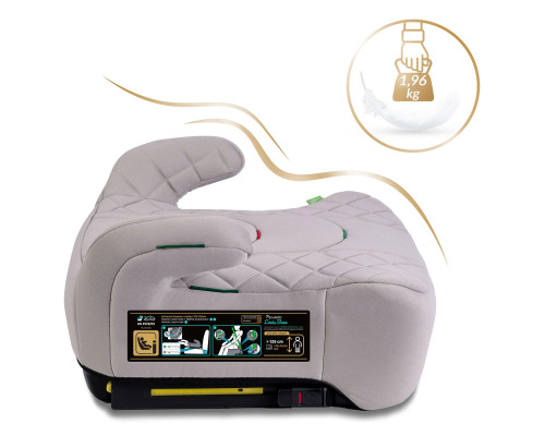 Бустер Nukido Louis ISOFIX 710202 22-36 кг, сірий