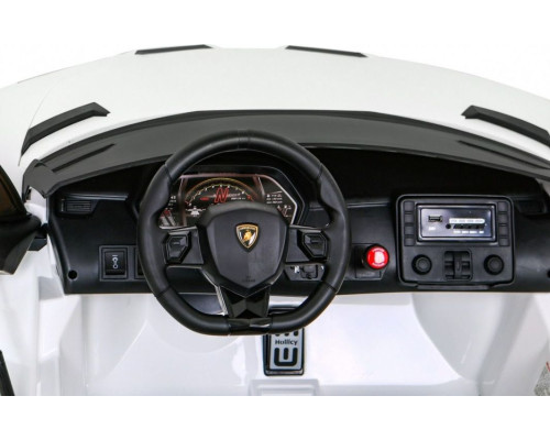 Дитяча акумуляторна машинка Lamborghini SVJ DRIFT Біла