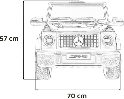 Дитяча акумуляторна машинка Mercedes AMG G63. Чорна Дитяча акумуляторна машинка Mercedes AMG G63. Чорна
