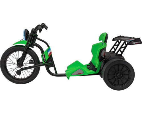 Дитяча акумуляторна машинка DRIFT BIKE 21 Зелена