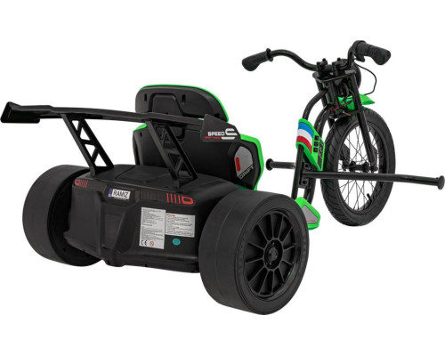 Дитяча акумуляторна машинка DRIFT BIKE 21 Зелена
