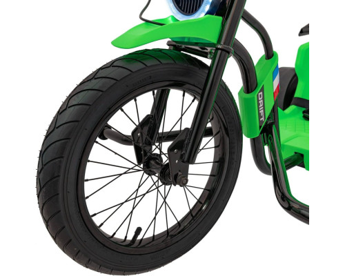 Дитяча акумуляторна машинка DRIFT BIKE 21 Зелена
