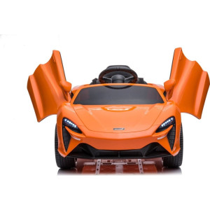 Дитяча акумуляторна машинка Дитячий McLaren Artura Помаранчева