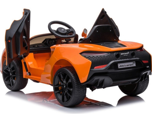 Дитяча акумуляторна машинка Дитячий McLaren Artura Помаранчева