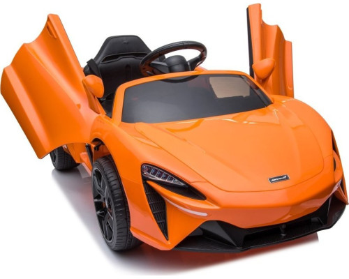 Дитяча акумуляторна машинка Дитячий McLaren Artura Помаранчева