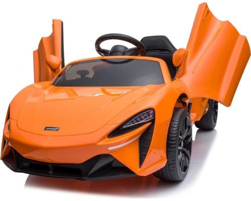 Дитяча акумуляторна машинка Дитячий McLaren Artura Помаранчева