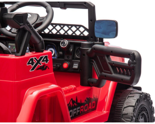 Дитячий акумуляторний позашляховик CLIMBER Червоний