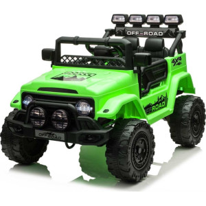 Дитячий акумуляторний позашляховик CLIMBER Зелений