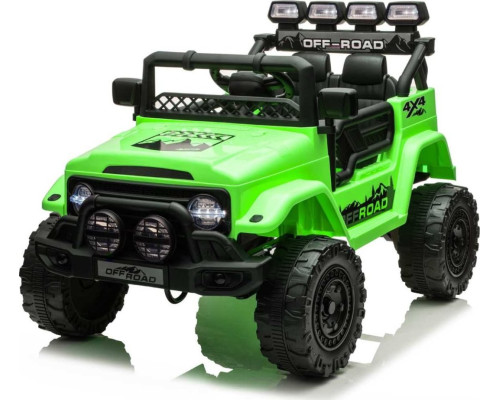 Дитячий акумуляторний позашляховик CLIMBER Зелений