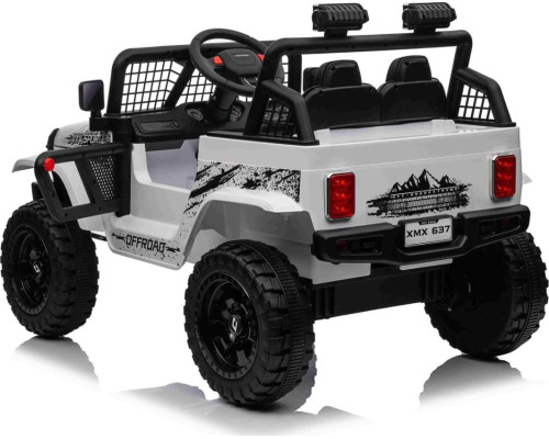 Дитячий акумуляторний позашляховик 4х4 СПОРТИВНИЙ білий
