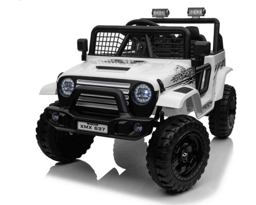 Дитячий акумуляторний позашляховик 4х4 СПОРТИВНИЙ білий