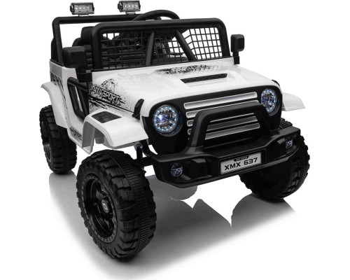 Дитячий акумуляторний позашляховик 4х4 СПОРТИВНИЙ білий