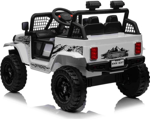 Дитячий акумуляторний позашляховик 4х4 СПОРТИВНИЙ білий