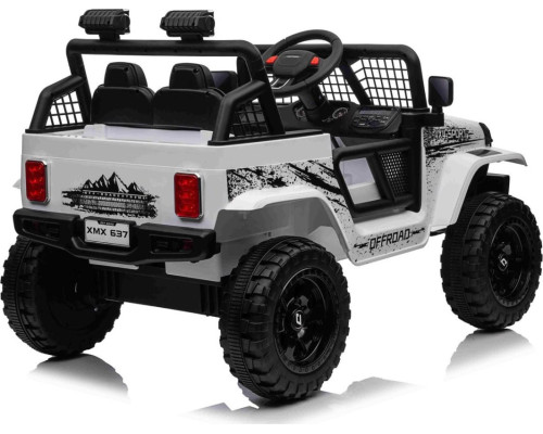 Дитячий акумуляторний позашляховик 4х4 СПОРТИВНИЙ білий