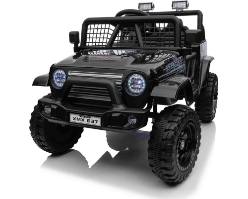 Дитячий акумуляторний позашляховик 4х4 СПОРТИВНИЙ чорний