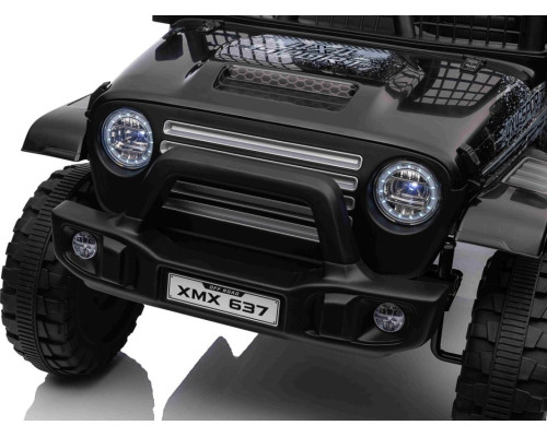 Дитячий акумуляторний позашляховик 4х4 СПОРТИВНИЙ чорний