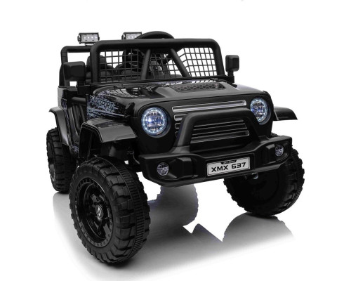 Дитячий акумуляторний позашляховик 4х4 СПОРТИВНИЙ чорний