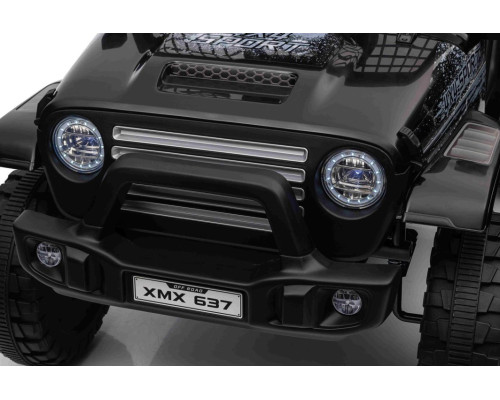 Дитячий акумуляторний позашляховик 4х4 СПОРТИВНИЙ чорний