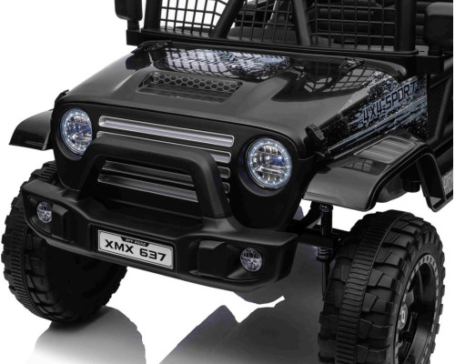 Дитячий акумуляторний позашляховик 4х4 СПОРТИВНИЙ чорний