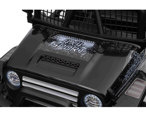 Дитячий акумуляторний позашляховик 4х4 СПОРТИВНИЙ чорний