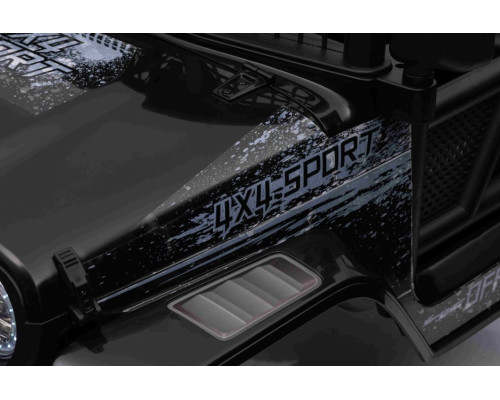 Дитячий акумуляторний позашляховик 4х4 СПОРТИВНИЙ чорний