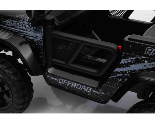 Дитячий акумуляторний позашляховик 4х4 СПОРТИВНИЙ чорний