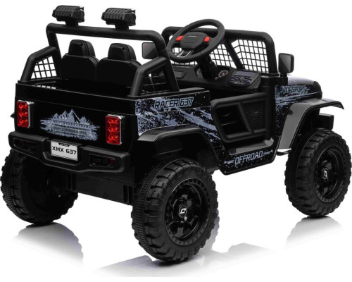 Дитячий акумуляторний позашляховик 4х4 СПОРТИВНИЙ чорний