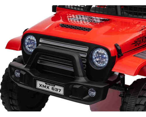 Дитячий акумуляторний позашляховик 4х4 СПОРТИВНИЙ червоний