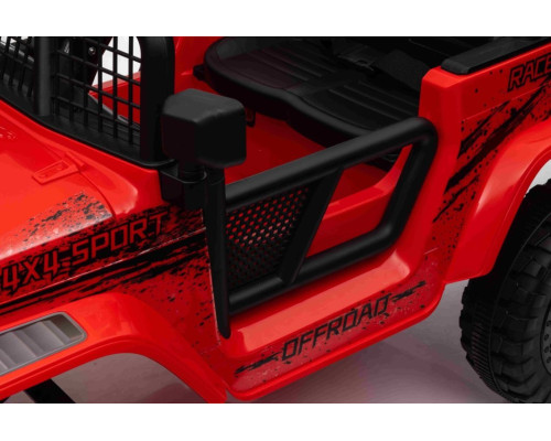 Дитячий акумуляторний позашляховик 4х4 СПОРТИВНИЙ червоний